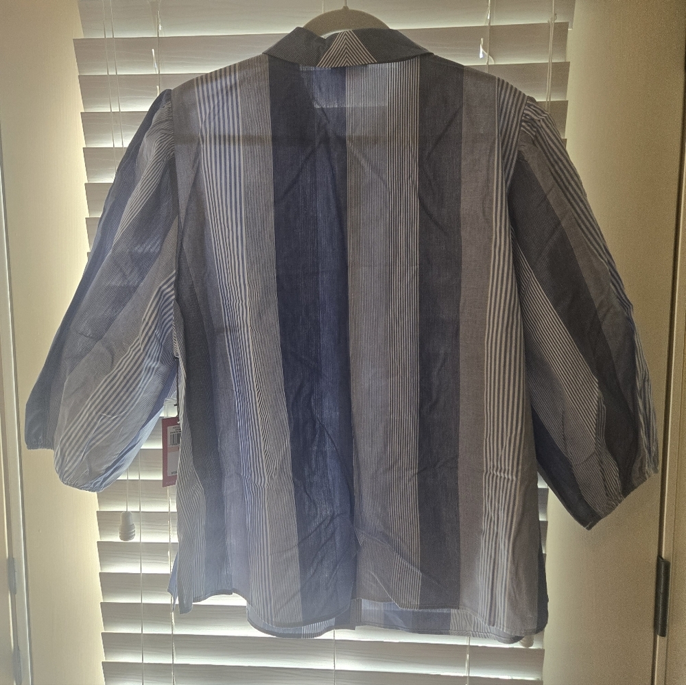 Vince Camuto Plus Size 2X Spring Shirt - 100% Cotton - Picture 7 of 9